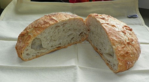 airy no knead bread 