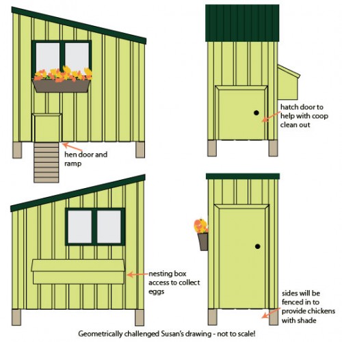 chicken coop elevations