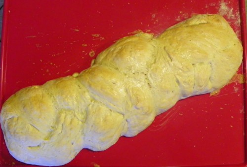 finished braided french bread