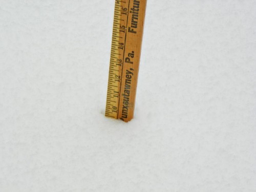 10 inches of snow