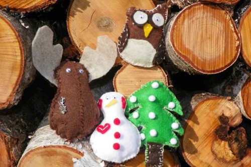 Hannah's Felt Ornaments