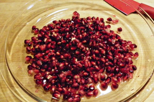 ruby red pomegranate seeds