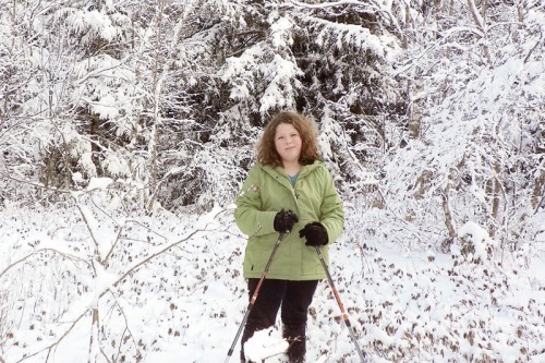 snowshoeing in maine