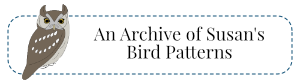 archive of felt bird patterns