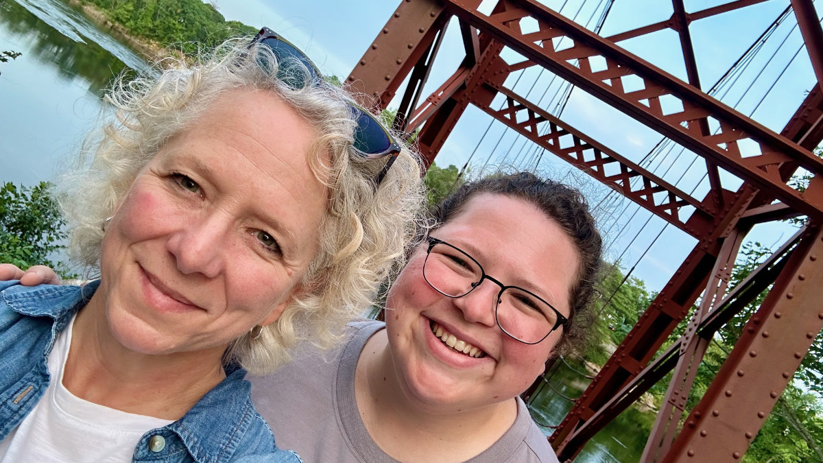 swinging bridge