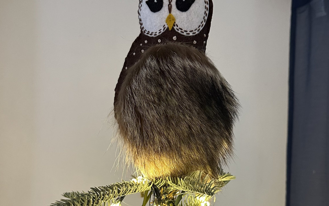 Owl Tree Topper Experiment