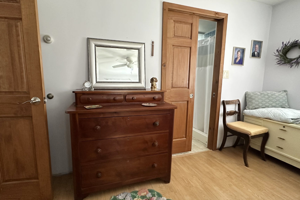 refinished dresser