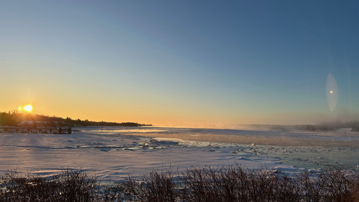 Milbridge Marina Sea Smoke